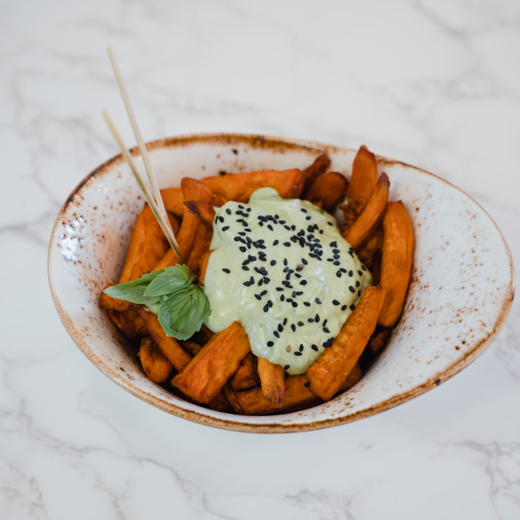 patatas de boniato veganos